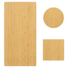 Tischplatte Rechteckig Couchtischplatte Esstischplatte Platte Bambus vidaXL