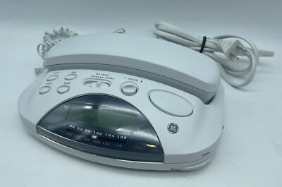 General Electric AM/FM Radio Alarm Clock Telephone, 2-9291B, White ...