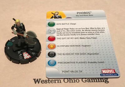 Heroclix Phobos #021 USED Marvel Captain America Single Figure