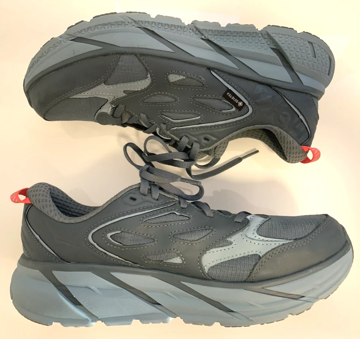 Hoka One One Clifton L GTX Waterproof Blue Gray Mens 10 Womens 11 Cushioned HOKA Clifton 10 Women main image 4