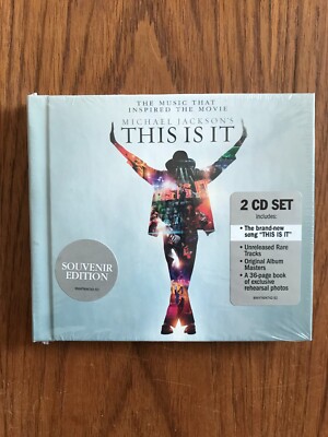 Michael Jackson This Is It 2 CD Set Souvenir Edition Brand New Sealed