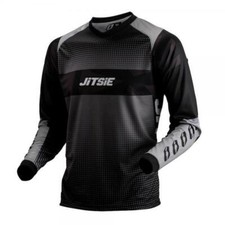 JITSIE L3 KOZMOZ TRIALS BIKE RIDING SHIRT / JERSEY. BLACK / GREY. *NEW DESIGN*