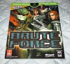 Brute Force With Poster Prima Strategy Guide for Xbox Brand New / Fast Shipping