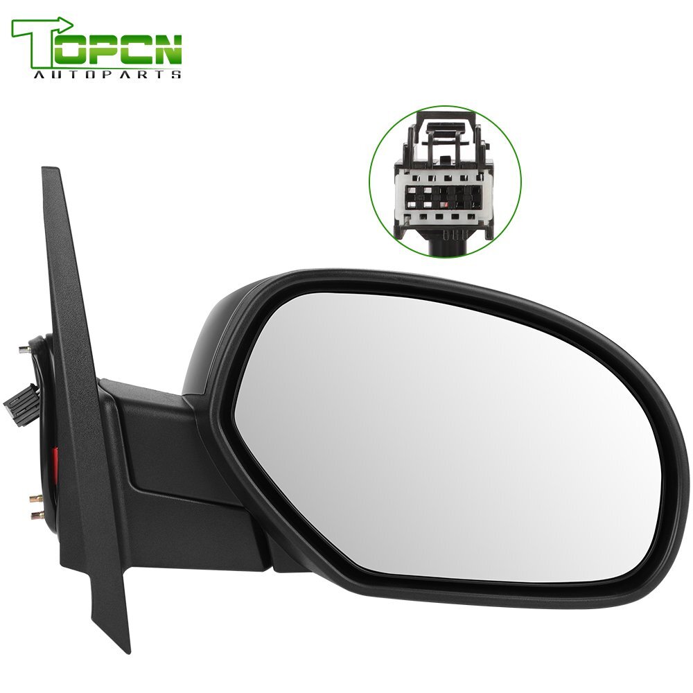 Passenger Side Power Door Mirror For 07-13 Chevrolet Silverado GMC Sierra Pickup