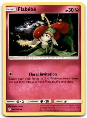 2019 Sun & Moon - Cosmic Eclipse Flabébé c Basic/Common #149