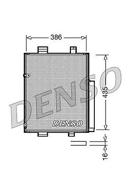 CONDENSER AIR CONDITIONING FITS: DAIHATSU MATERIA 1.3/1.5/1.5 ECO 4WD I - Picture 1 of 3