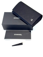 Chanel Large Folding Sunglasses Eyeglasses Set Case Cloth Box New Style