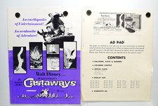 JULES VERNE CASTAWAYS 1962 Walt Disney Pressbook  + Ad Pad Hayley Mills