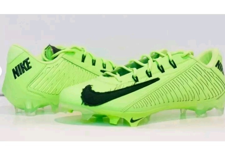 Nike Vapor Edge Speed 360 VC Football Cleats Mens 8 Lime Blast Black FQ8764-300