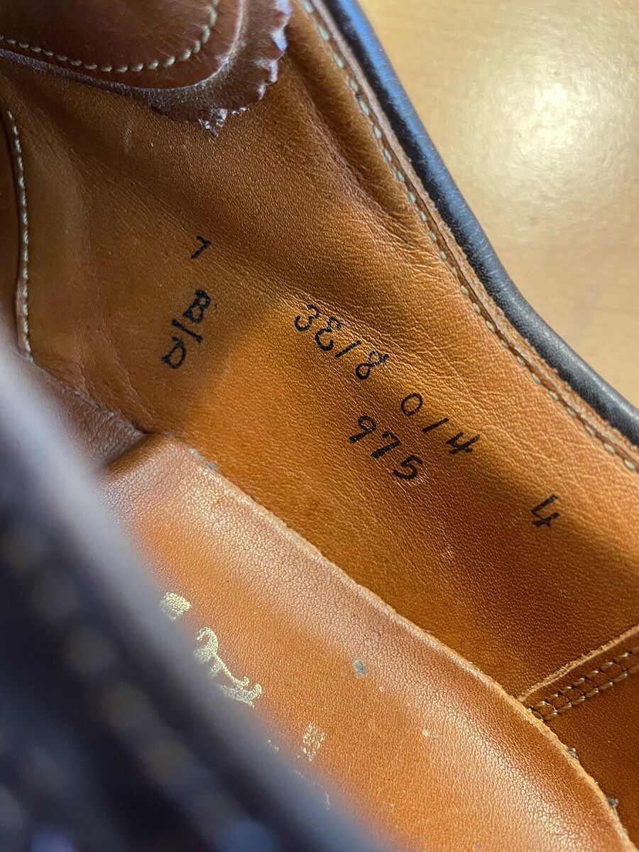ALDEN 975 SIZE 7D SHELL CORDOVAN COLOR #8 LONGWING HORWEEN ALDEN 975 SIZE 7D SHELL CORDOVAN COLOR #8 LONGWING HORWEEN