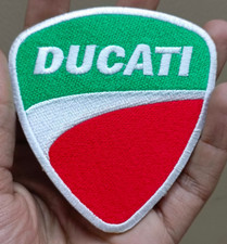 Ducati Motorbike Brand Logo Iron On Patch-Sew Patch-Embroidered Patch 3.2"x3.5"