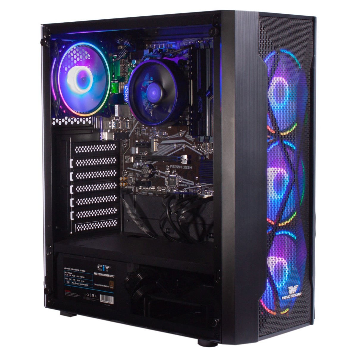 Gaming PC AMD Ryzen 5600G 32GB RAM 3200MHZ DDR4 1TB SSD + 1TB HDD