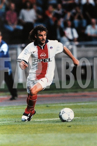 Photo de presse vintage Football, Psg , Bruno N Gotti, Années Ninety