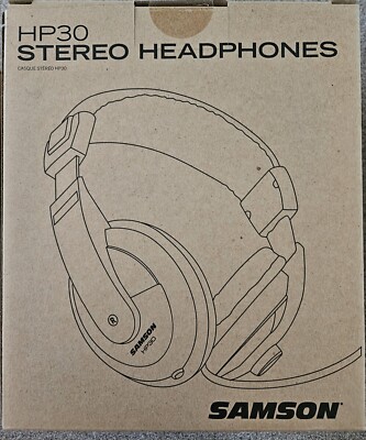 BRAND NEW SEALED - Samson HP30 Stereo Headphones