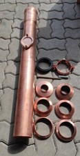 LORO Kupfer Regenstandrohr Ø100 Standrohr Fallrohr m.Reinigungöff.1m+Zubehör