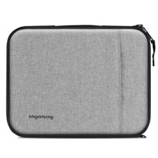 Waterproof Laptop Sleeve 13-14" Compatible MacBook Air/Pro Case Bag Light Gray