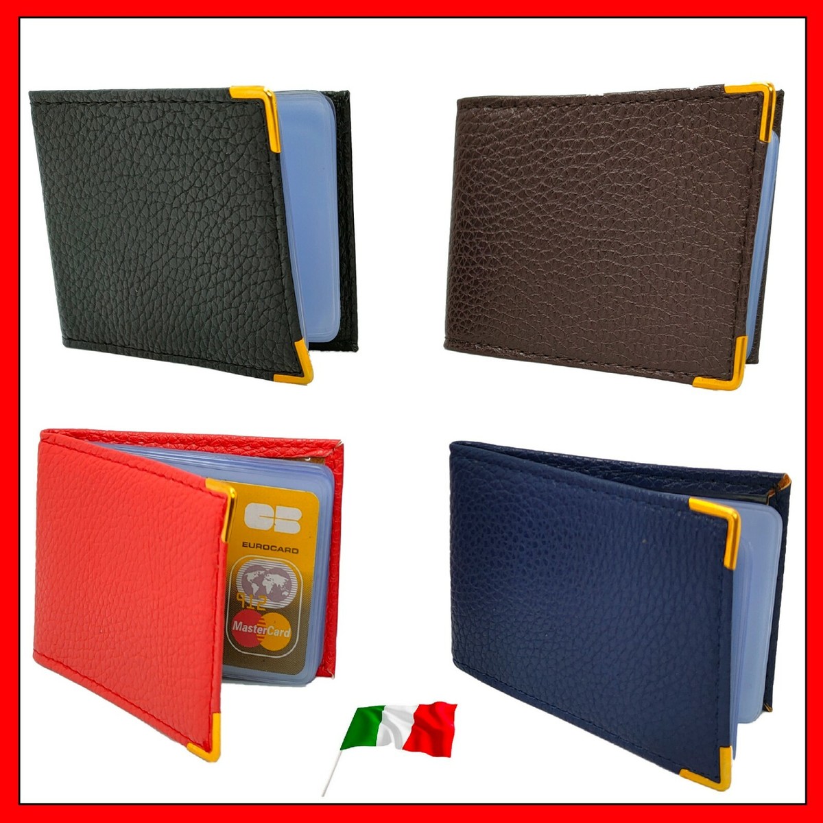 Porta Carte Di Credito Uomo Slim in Portafogli e portacarte