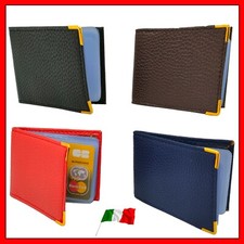 ✅ Porta Carte di Credito 20 Tasche Scomparti Tessere Slim in Pelle Documenti 