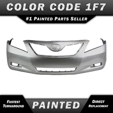 NEW Painted *1F7 Classic Silver* Front Bumper Cover for 2007-2009 Toyota Camry