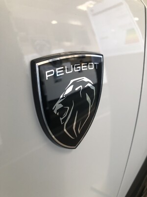PEUGEOT ライオンの紋章 Peugeot Lion Logo Badge Original 4 X 4.5 Cm 106 206 306 406