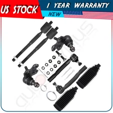 For 2002-2006 Toyota Camry8Pcs Ball Joints Tie Rod End Rack And Pinion Bellow