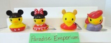 Disney Rubber Ducks Lot Mickey Minnie Winnie Pooh Ariel Duckz Jeep Ducking Set