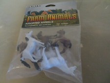 ERTL Farm Animals Assorted Horses 4207 White  Brown 1989 NIP See My Store