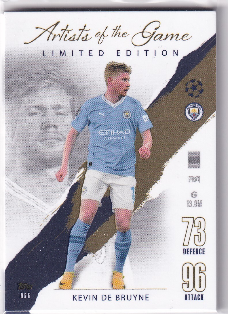 Topps Match Attax CL 23/24 Nr. AG 6 Kevin De Bruyne Artists