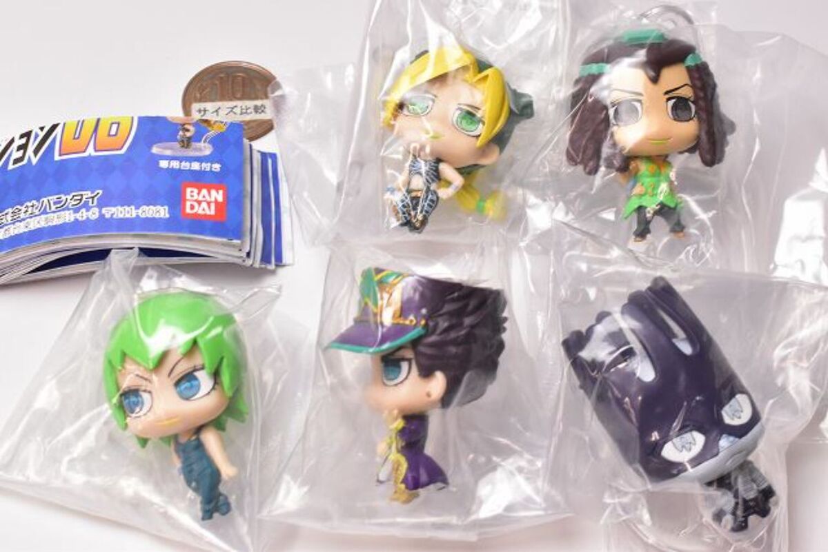 BANDAI JOJO Colle 4 Types Comp & Stand 3 Types Set from Japan