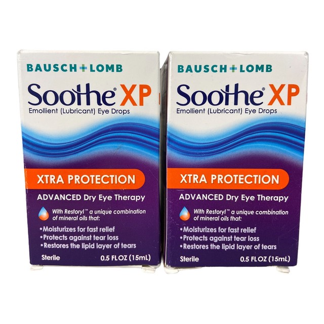 Bausch & Lomb Soothe Xp Lubricating Eye Drops 2oz Pack of 4 for sale