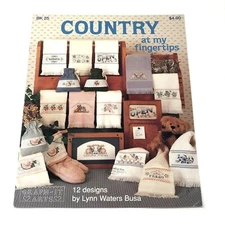 Graph It Arts Cross Stitch Country At My Fingertips Pattern Booklet #25 Leaflet