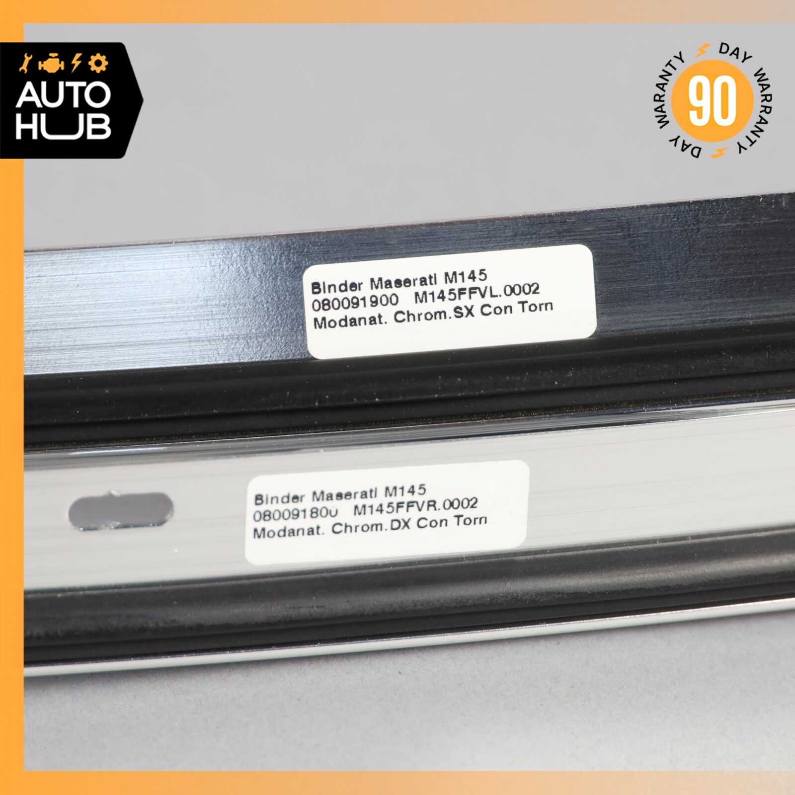 Maserati GranTurismo M145 Exterior Door Upper Molding Trim Left & Right OEM 76k