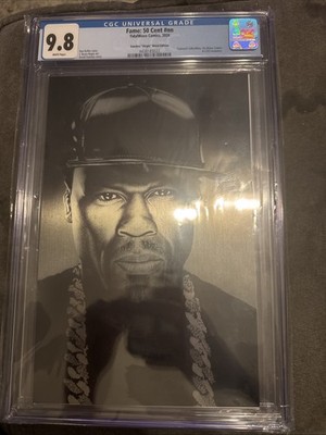 Fame: 50 Cent Virgin Metal Edition. By David Sanchez Cgc 9.8
