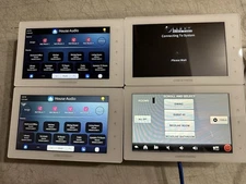 CRESTRON TSW-750-W-S 7" Touch Screen Control Panel (WHITE) --TESTED PRICE (1)