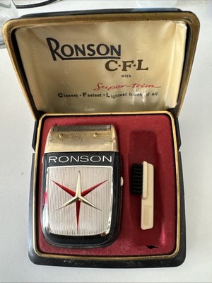 VINTAGE RONSON SHAVER CFL super trim