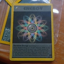 Rainbow Energy 80/82 Team Rocket Rare 1st Edition Regular English Special Energy on eBay