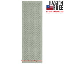 USA WAREHOUSE Mainstays Dylan Solid Diamond Runner Rug, Gray Pewter, 2'6" x 8'