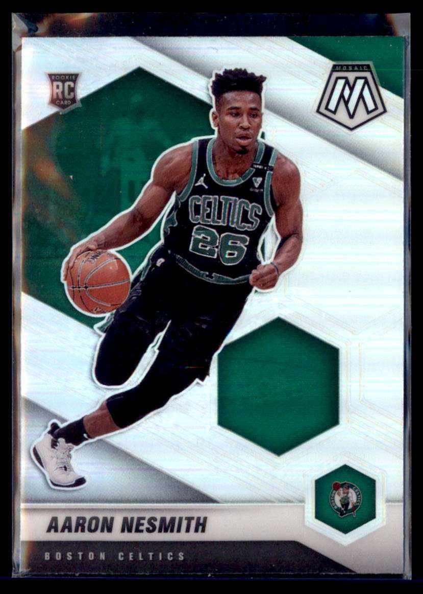 2020-21 Panini Mosaic Basketball Silver Prizm Aaron Nesmith Celtics 227 RC