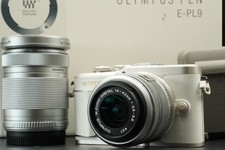 829 cuts OLYMPUS PEN E-PL9 16.1MP Digital Camera w/ 2 Lens White 11492