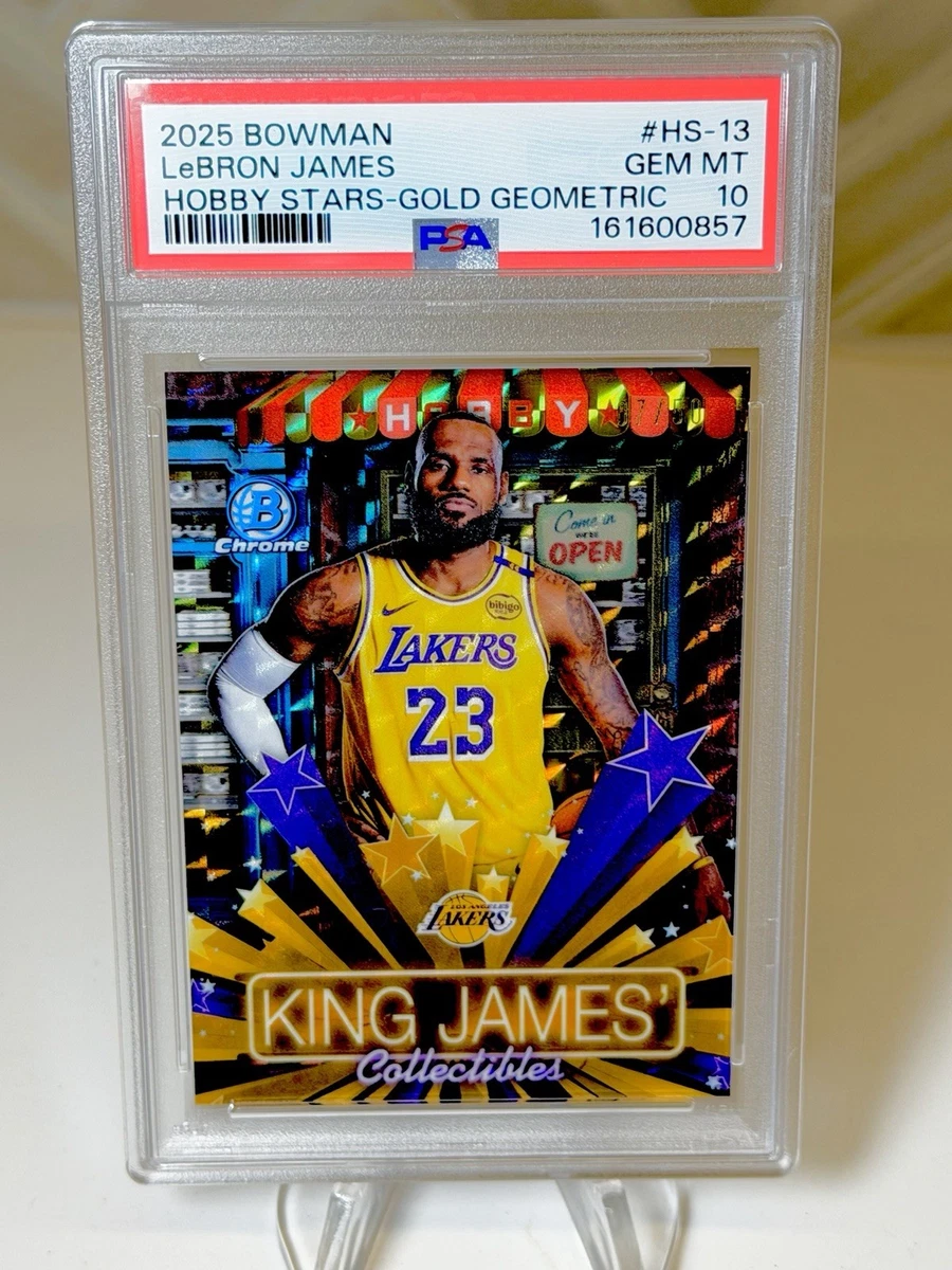 Bowman LeBron James 10 Graded Basketball Sports Trading Cards
