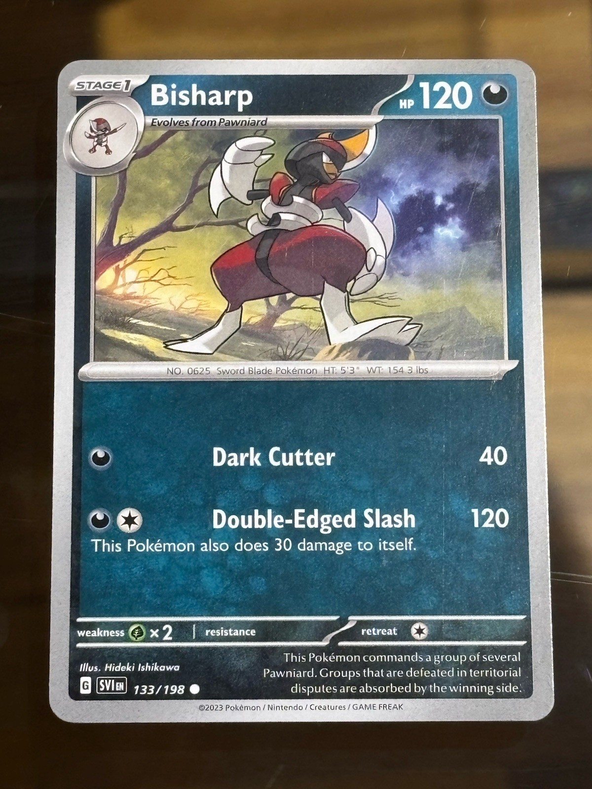 Bisharp - 133/198 - Common Pokemon Card