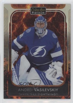 2021-22 O-Pee-Chee Platinum Hot Magma 195/499 Andrei Vasilevskiy #33 lk8