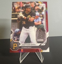 Jhostynxon García /5 RED PARALLEL 2026 Topps Now ROAD TO OPENING DAY PIRATES