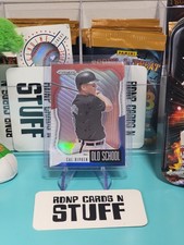2021 Panini Prizm Baseball- Old School Cal Ripken #OS-9 Red, White, and Blue 