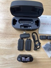 Hollyland LARK MAX 2 Combo 2 Person Wireless Lavalier Microphone System READ