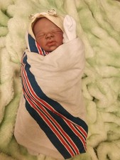 Hand Crafted 16 Inch Reborn Doll. Weighted And Stuffed To Look And Feel Real.