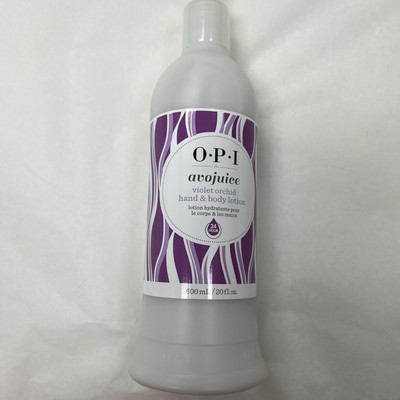 NEW OPI Avojuice Violet Orchid Hand & Body Lotion 20 fl oz /600 mL O.P.I.