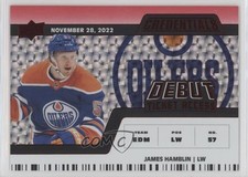 2022 Credentials Debut Ticket Access Horizontal Red /299 James Hamblin #136 f0l