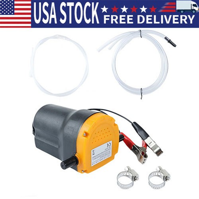 #ad #ad 12V DC Oil Change Pump Extractor Fluid Scavenge Suction Vacuum Transfer Pump Kit $19.94