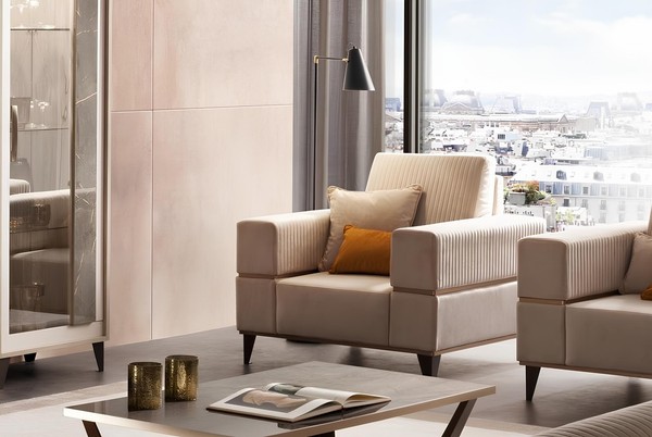 Sessel Relax Leder Lounge Club Polster Couch Luxus Sofa MöBel Arredoclassic-image